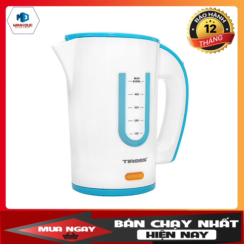 Ấm siêu tốc tiross ts1360 0.5l