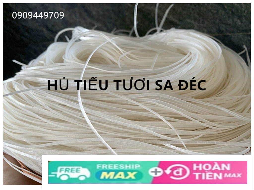 1kg hủ tiếu tươi sa đéc sợi dai thơm ngon đặc biệt