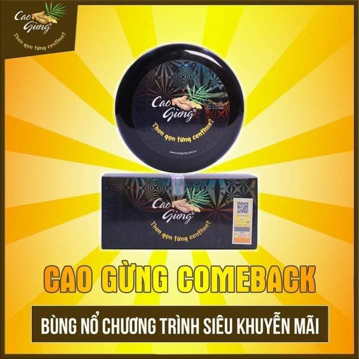 Cao gừng tan mỡ Cát Tường - Chính hãng