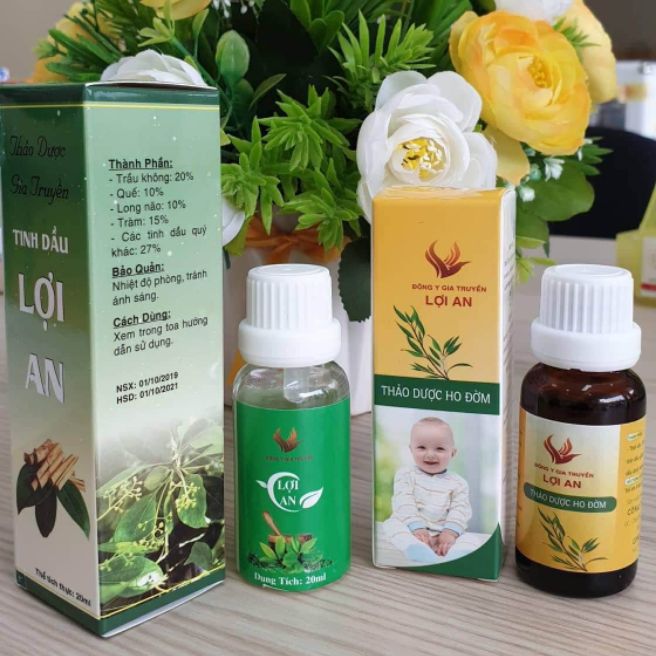 tinh dầu lợi an phòng ho đờm cho trẻ