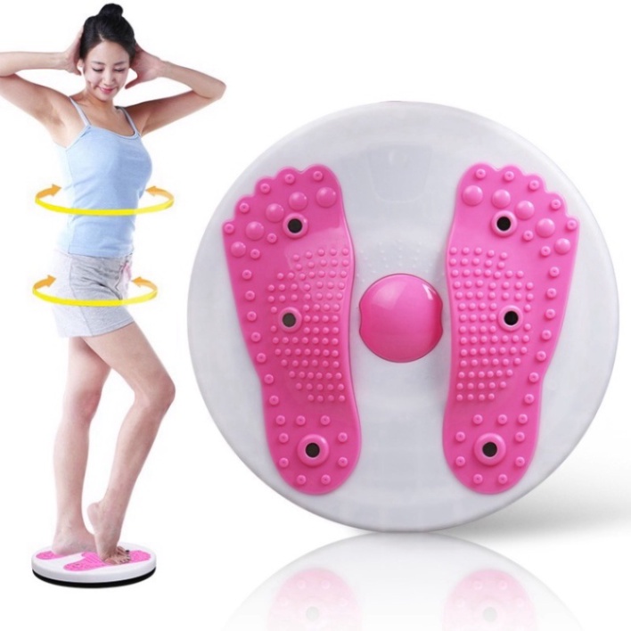 Đĩa xoay eo massage hình bàn chân, bàn xoay lắc tập thể thao giảm mỡ bụng - thiết bị tập thể dục tại nhà hot