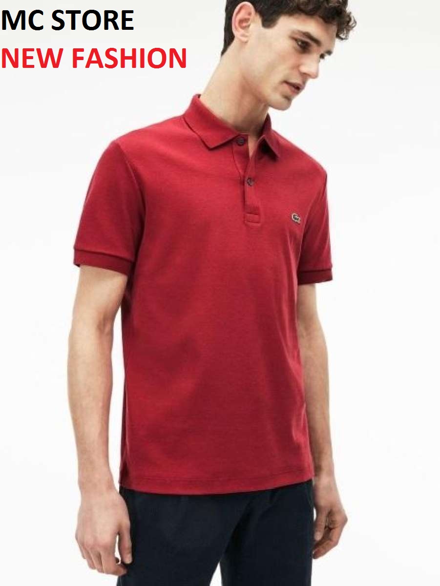 [HCM]Áo polo nam tay ngắn áo thun trơn có cổ bẻ Logo Cá Sấu chất cá sấu cotton co giãn mềm dáng ôm phong cách trẻ trung Store Premium