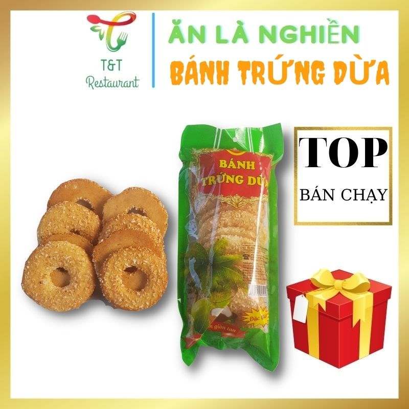 Bánh trứng dừa đặc sản 3 miền / phương huyền food gói 190g