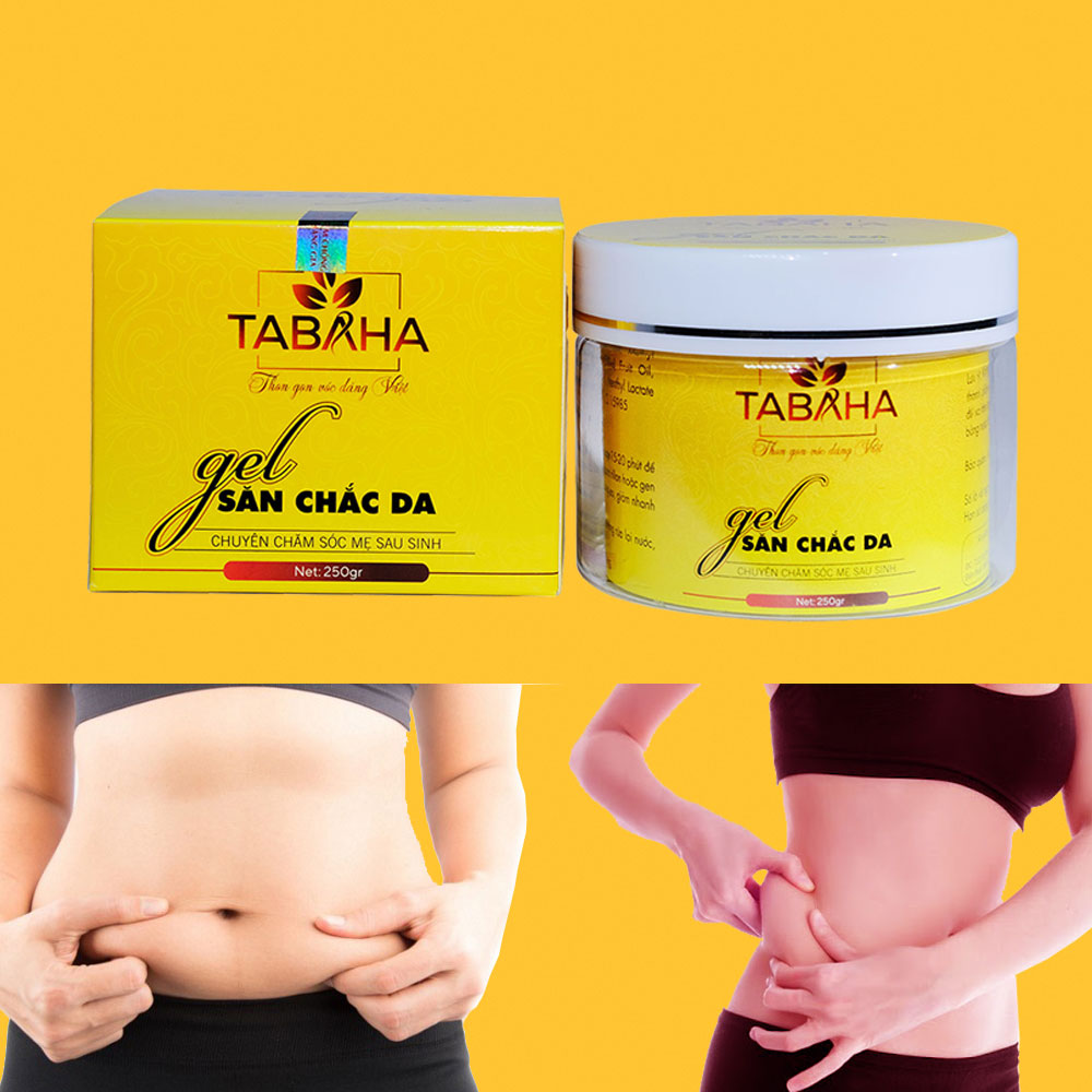 Kem tan mỡ TABAHA (250g) giúp giảm mỡ bụng kèm thước dây