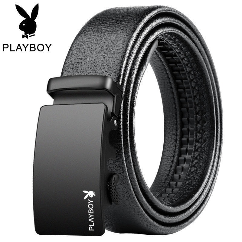 Thắt lưng da nam khóa tự động cao cấp playboy 8722