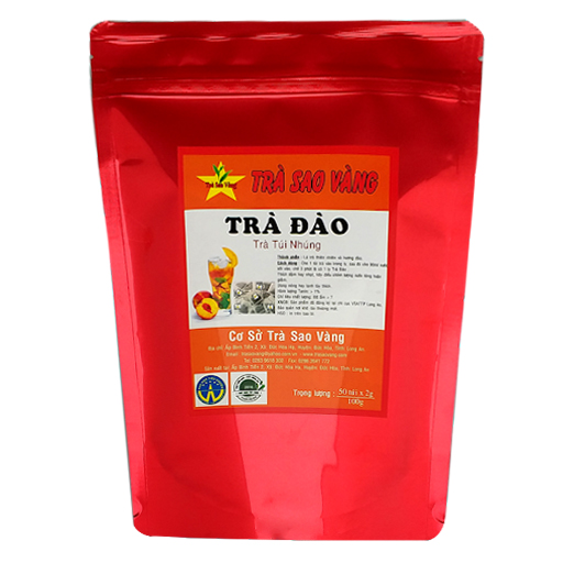 [HCM]Trà Đào Sao Vàng (Túi Nhúng)