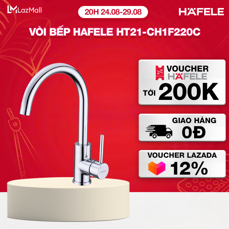 Vòi bếp hafele ht21-ch1f220c 577.55.240