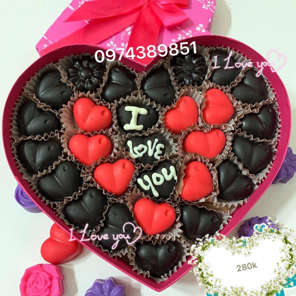 Socola valentine - Mẫu “I LOVE YOU”