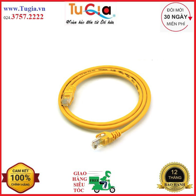 Cáp mạng đúc sẵn 2 đầu cat 5 dài 8m ugreen 30641 - hàng chính hãng