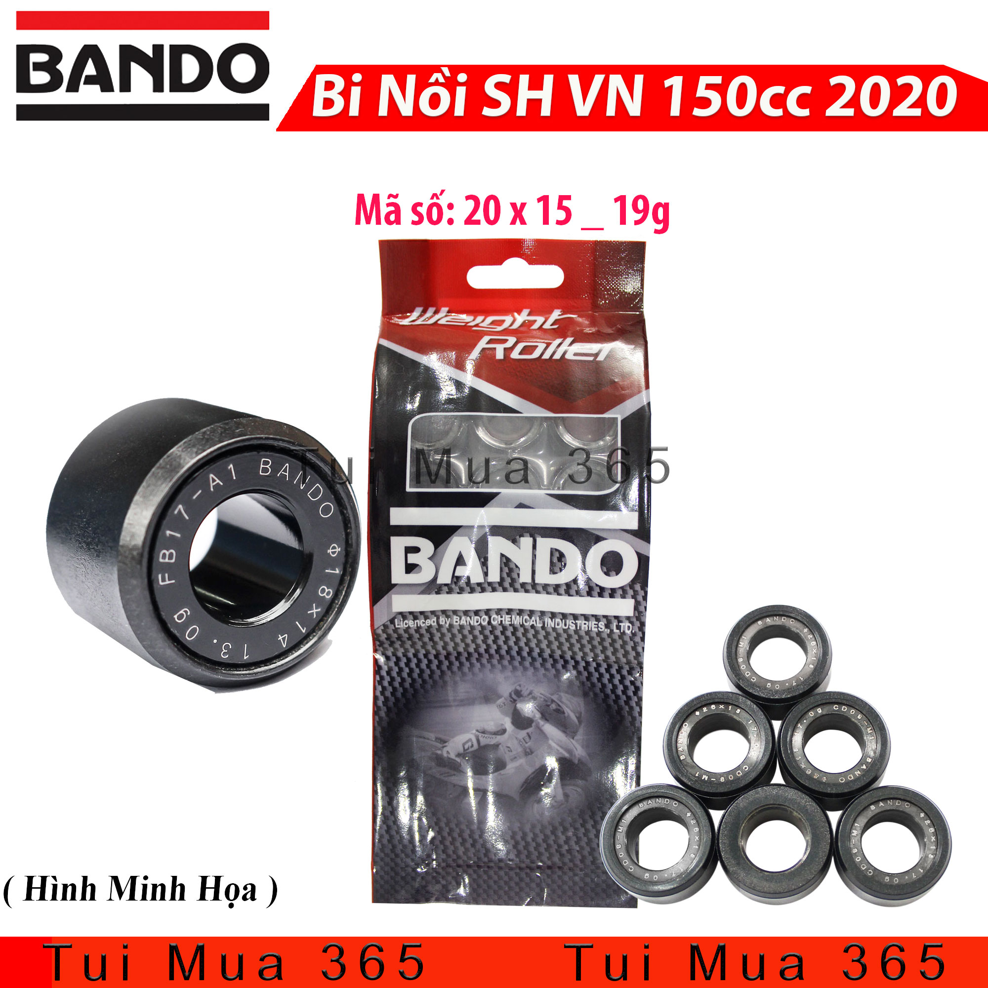 Bộ bi nôi dùng cho xe sh việt 150i 2020