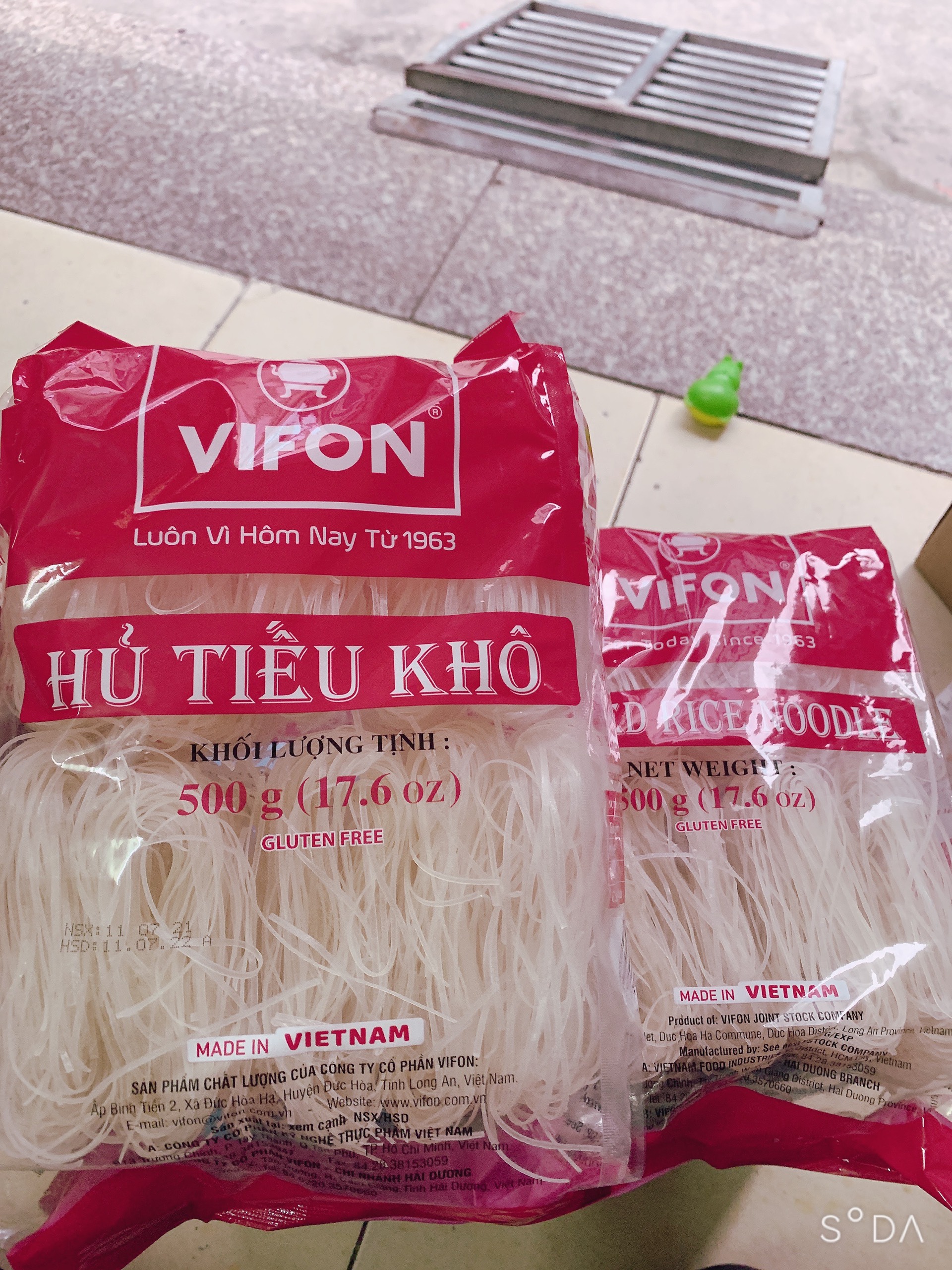 Combo 2 Bánh hủ Tiếu Khô ViFon 500g