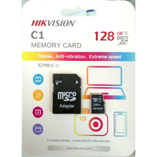 THẺ NHỚ MICRO SD HIKVISION 32GB/64GB/128GB CLASS 10 - CHUYÊN DỤNG CAMERA