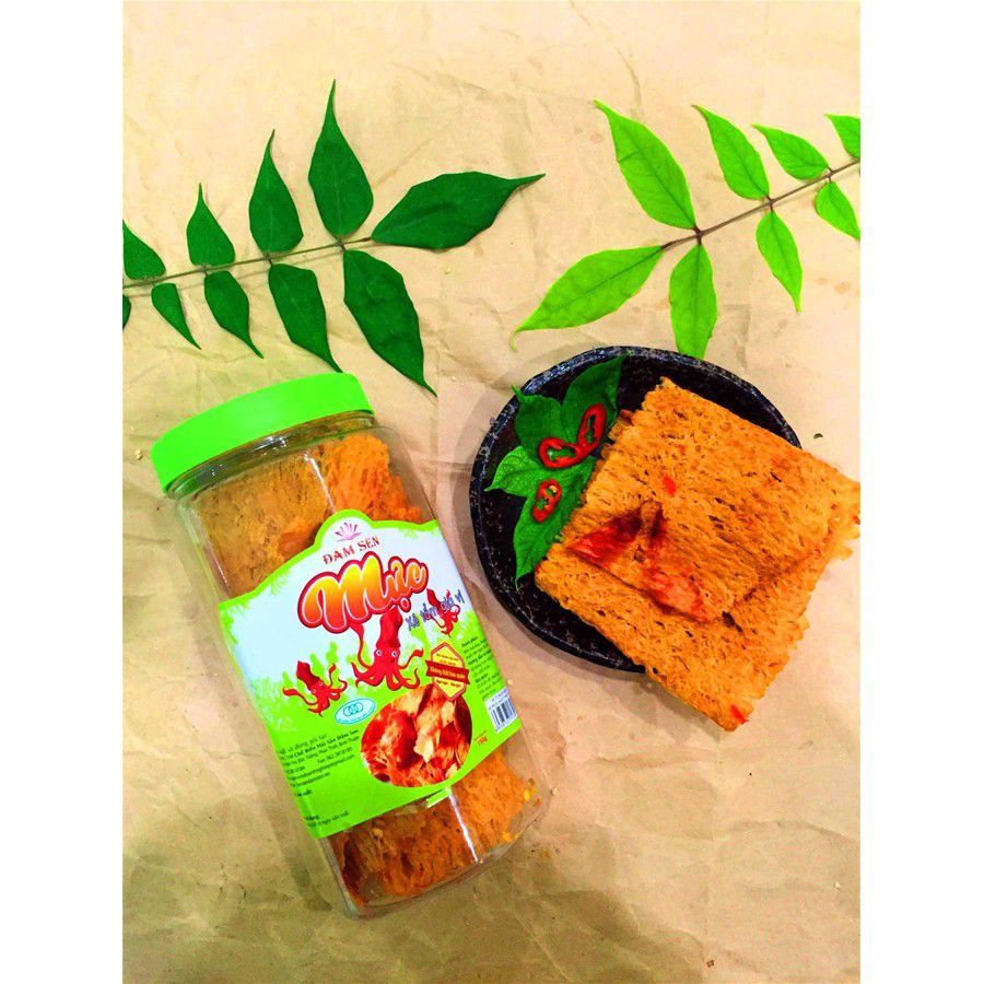 Mực xé tẩm gia vị đầm sen 120g