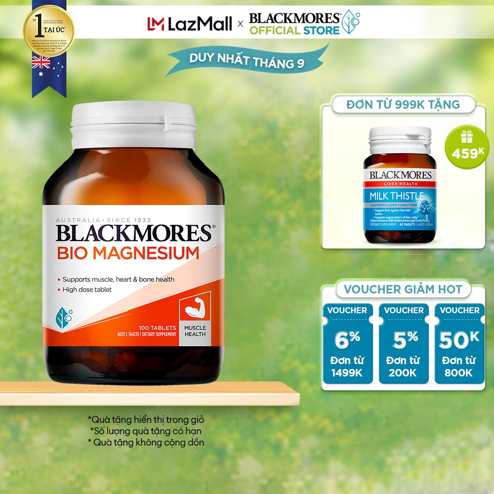 Blackmores Bio Magnesium Tablets for Joint Pain & Muscle Cramps