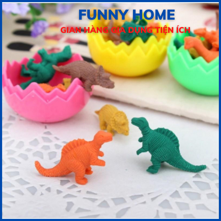 Tẩy bút chì, cục tẩy, gôm hình trứng khủng long Funny Home