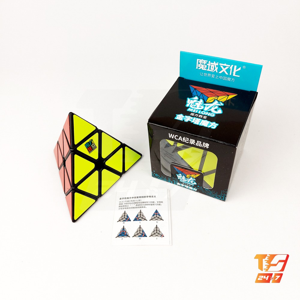[HCM]Khối Rubik Pyramid MoYu MeiLong Sticker - Đồ Chơi Rubic Kim Tự Tháp Hình Chóp Tam Giác Đều