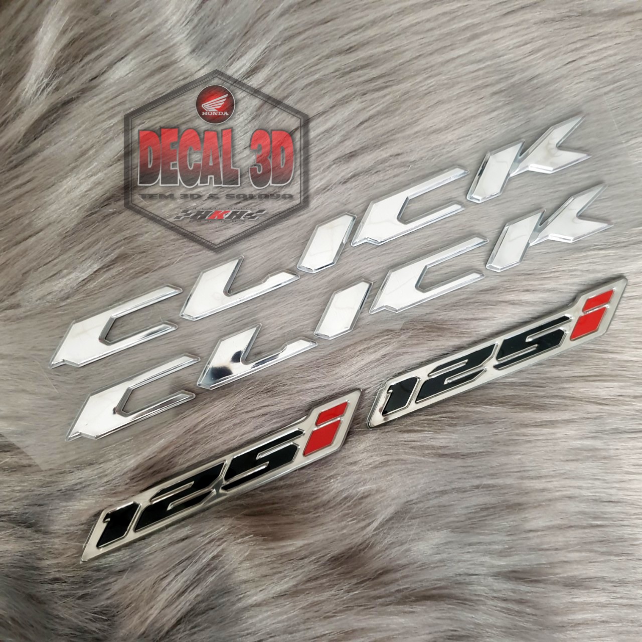 Tem click 125i & 150i chữ nổi hàng loại 1 siêu bền