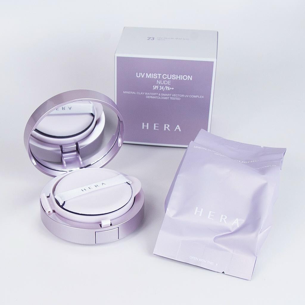 [Hoàn tiền 20%] Kem nền phấn phủ nước HERA UV MIST CUSHION Hàn Quốc cao cấp (kèm lõi sơ cua) c21