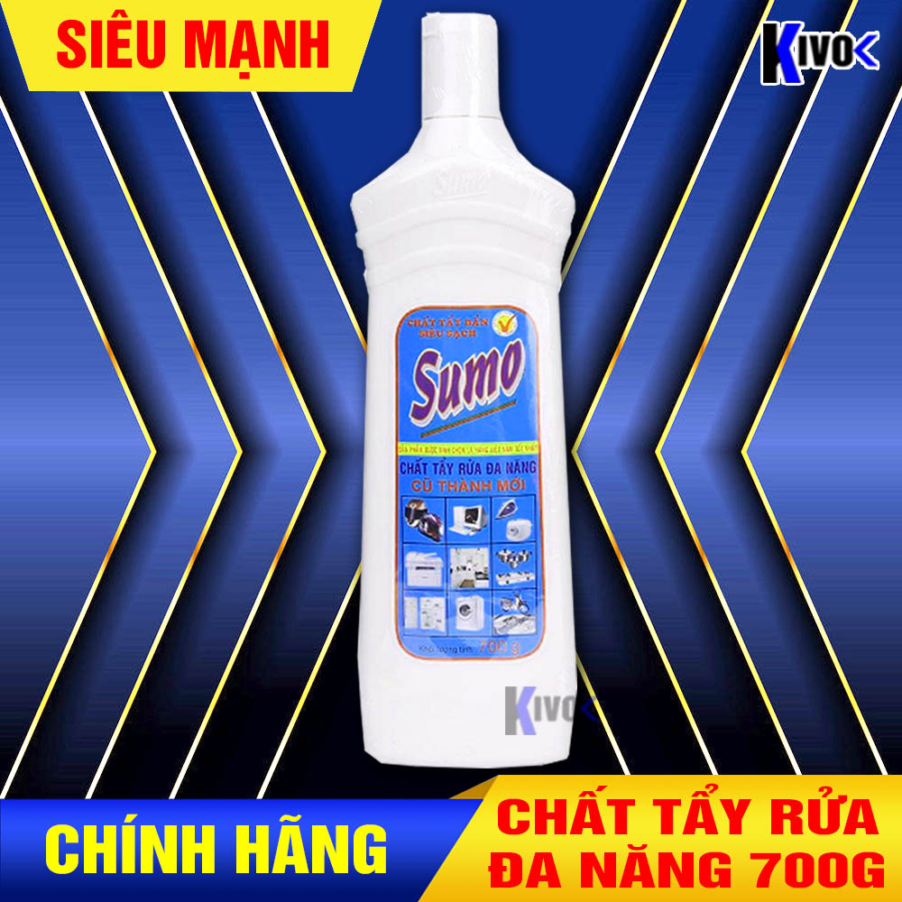 Dung Dịch Tẩy Rửa Đa Năng Sumo 700G - Dung Dịch Tẩy Rỉ Sét Inox, Kim Loại,.. Làm Sạch Các Vết Dơ , Ố Vàng Trên Bếp Gas, Máy Vi Tính, Lavabo, Gạch Men...- Kivo