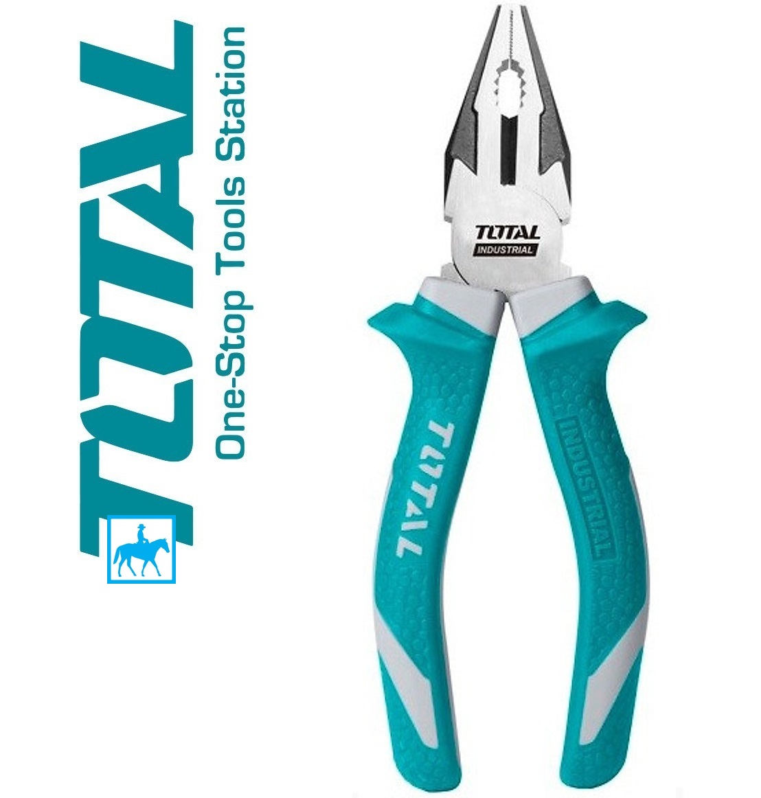 Kìm răng kềm điện cr-v 6inch 160mmcombination pliers total tht210606