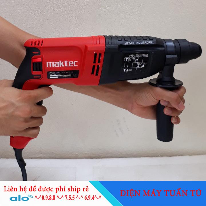 máy khoan bê tông thái lan , máy khoan bê tông 3 chức năng , máy khoan maktec , máy khoan bê tông 3 chức năng Maktec MT2-26