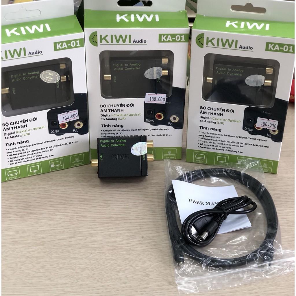 Hộp chuyển đổi optical sang audio av kèm cáp optical