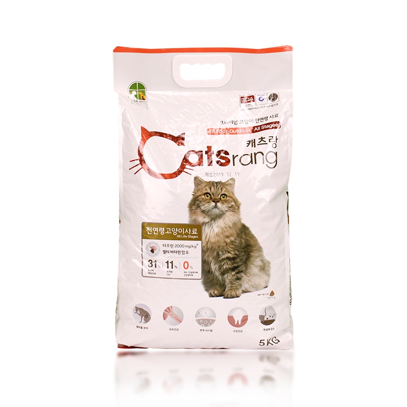 CATSRANGS hạt thức ăn cho mèo Hàn Quốc 5KG