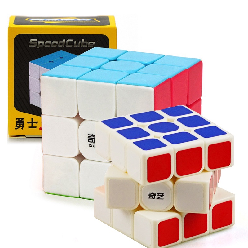 【Hộp màu có bao bì】Rubik 3x3 Phối màu mới nhanh hơn 45% Không có câu đố hình dán