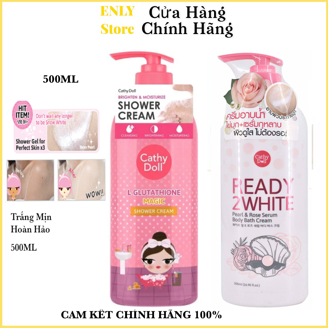 Sữa Tắm Trắng Da Thái Lan Cathy Doll 500ml Chính Hãng, Dưỡng Ẩm, Trắng Da, Thơm Lâu