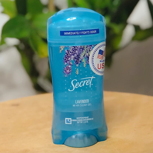 Lăn Khử Mùi Nữ Secret Clear Gel Luxe Lavender Giảm Tiết Mồ Hôi Và Ngăn Mùi Deodorant ladies secret clear gel luxe Lavender 73G