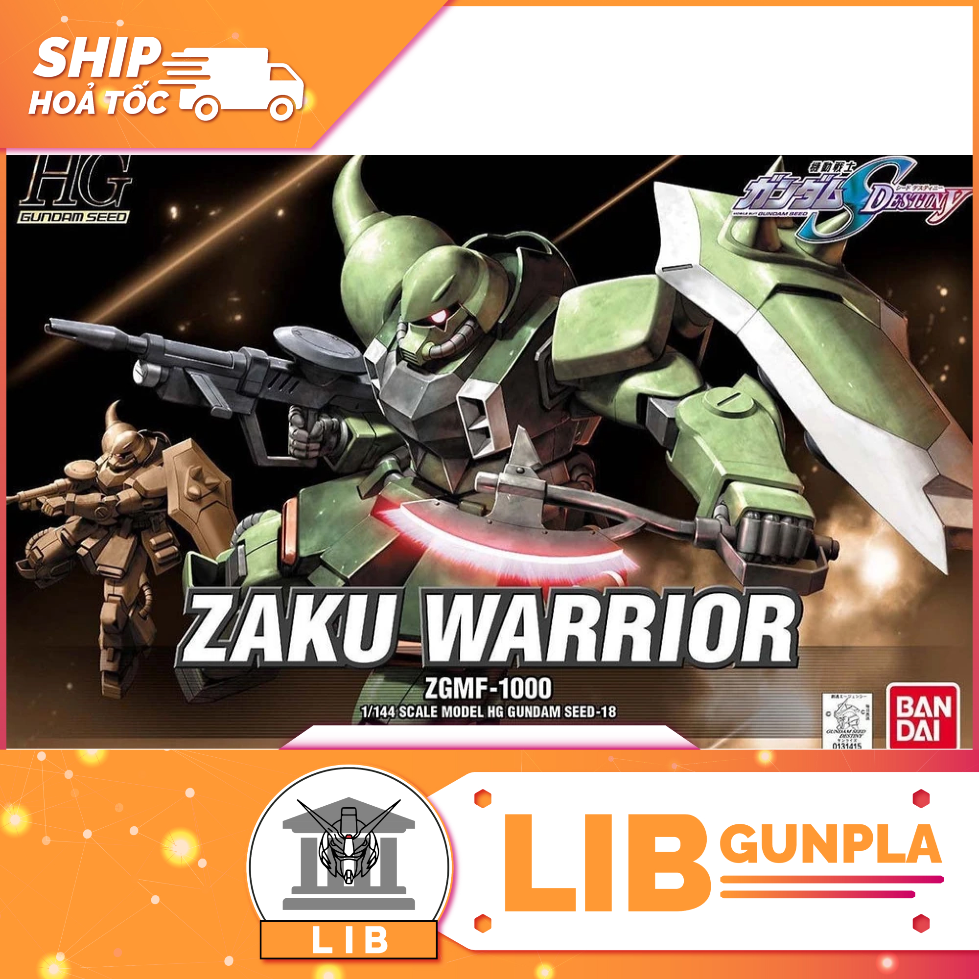 Đồ chơi mô hình lắp ráp Gundam Bandai HG SEED 1/144 Gundam SEED - ZAKU Warrior