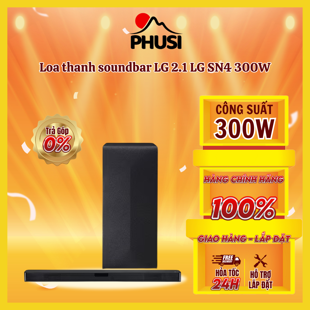 ✅Loa thanh soundbar LG 2.1 LG SN4 300W