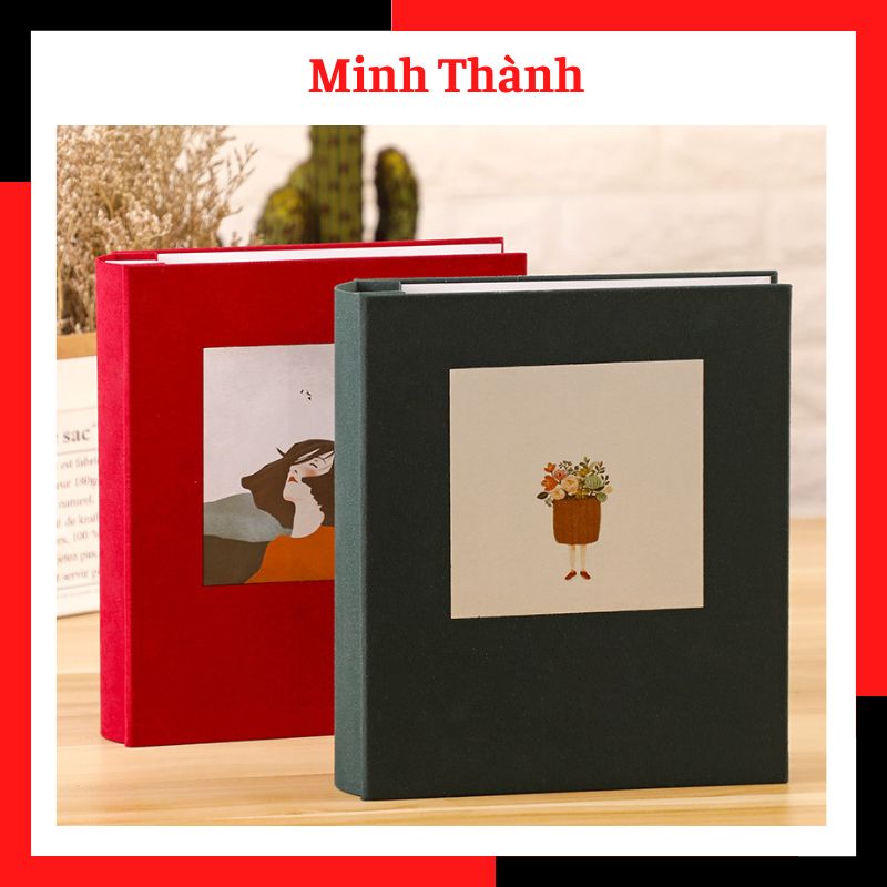 Album đựng ảnh 10x15 đựng được 200 tấm bìa vải sang trọng