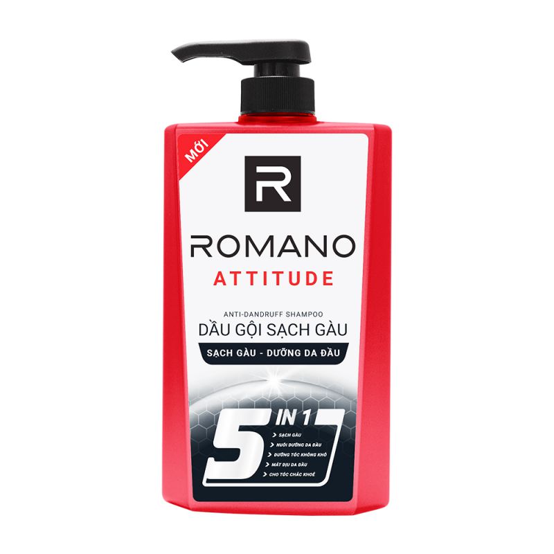 Dầu gội sạch gàu Romano Attitude loại bỏ & ngăn gàu trở lại 650g