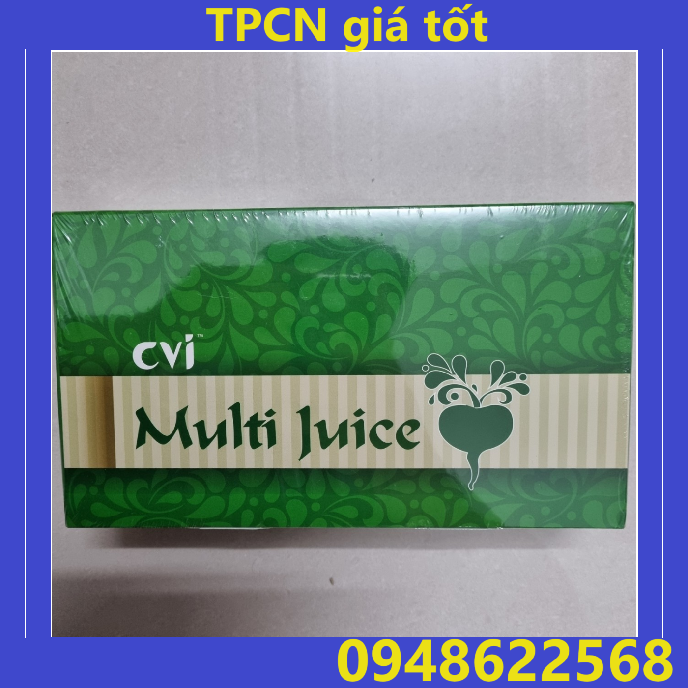 [Combo 10 hộp] Multi Juice xanh - Hàng nội địa Malaysia