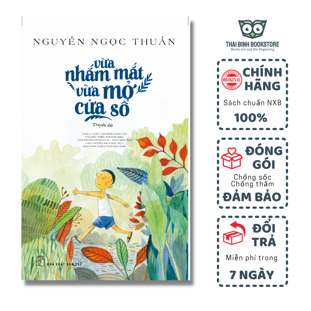 Sách - Vừa Nhắm Mắt Vừa Mở Cửa Sổ - Tiểu Thuyết - Thái Bình Bookstore