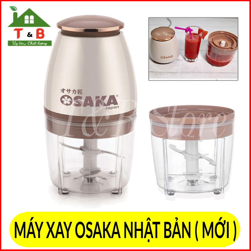 Máy Xay Đa Năng Osaka Nhật Bản, Công suất 350W, Dung tích 0,7 lít, Lưỡi dao Inox sắc bén, Thiết kế nhỏ gọn dễ dàng sử dụng