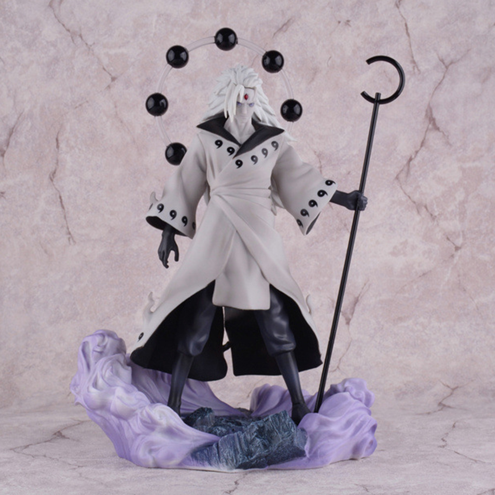 ASTELLA Con Số Phim Hoạt Hình, Đồ Chơi Mô Hình Naruto Uchiha Madara Bằng PVC Bộ Sưu Tập Đồ Trang Trí Xe Hơi