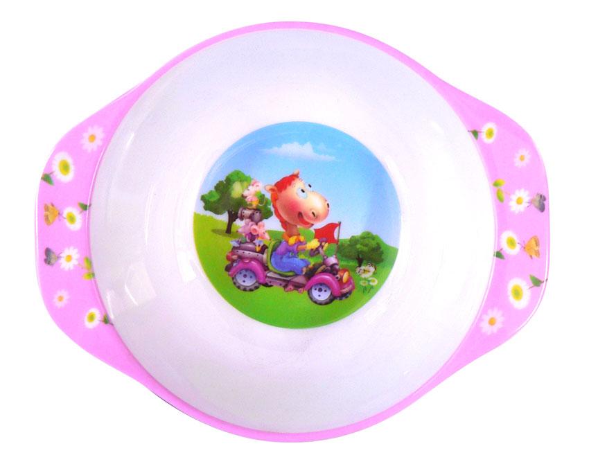 Lô 2 chén ăn cho bé có 2 quai - melamine