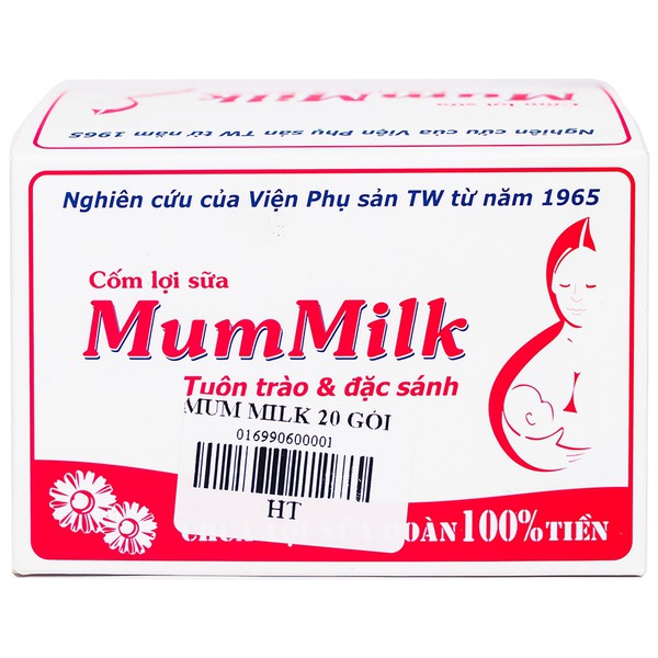 Cốm Lợi Sữa Mum Milk- giúp tăng tiết sữa, tăng chất lượng sữa