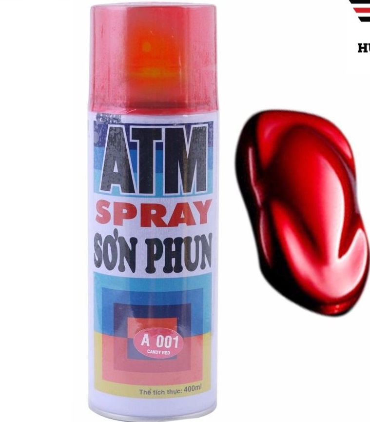 Sơn xịt atm cho xe máy spray a001 candy 400ml