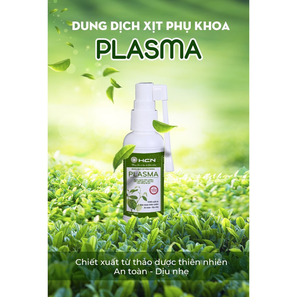 Dung dịch xịt phụ khoa plasma từ lá trầu không