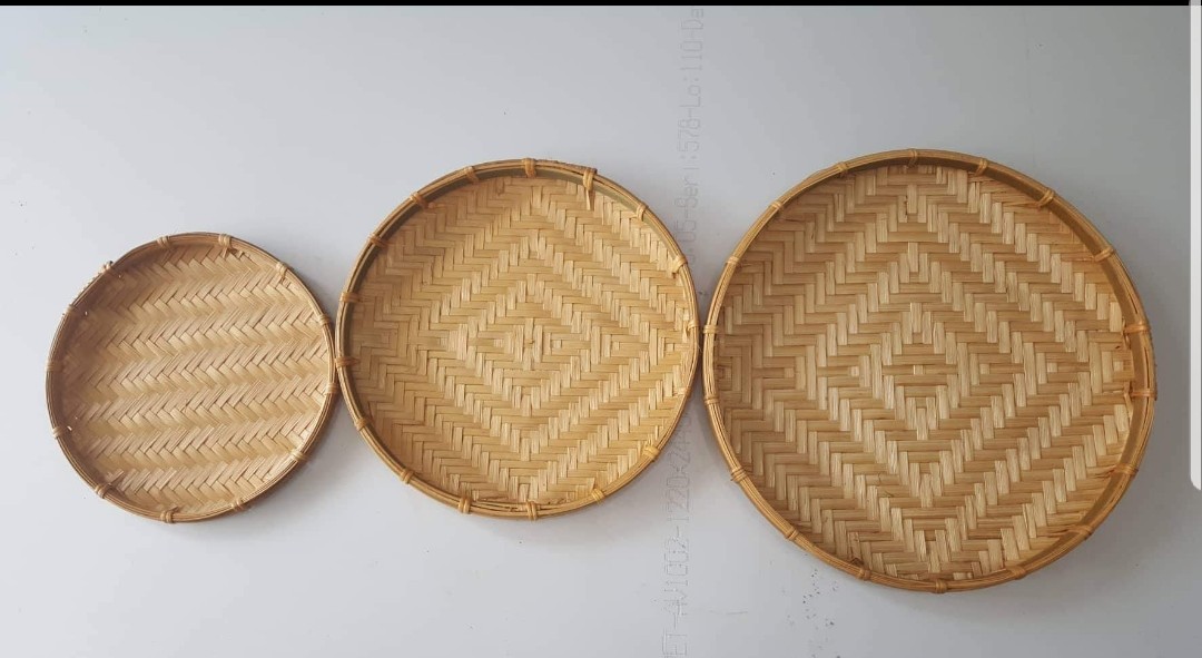 Combo 3 Mẹt tre bún đậu đường kính 20cm 25cm 30cm
