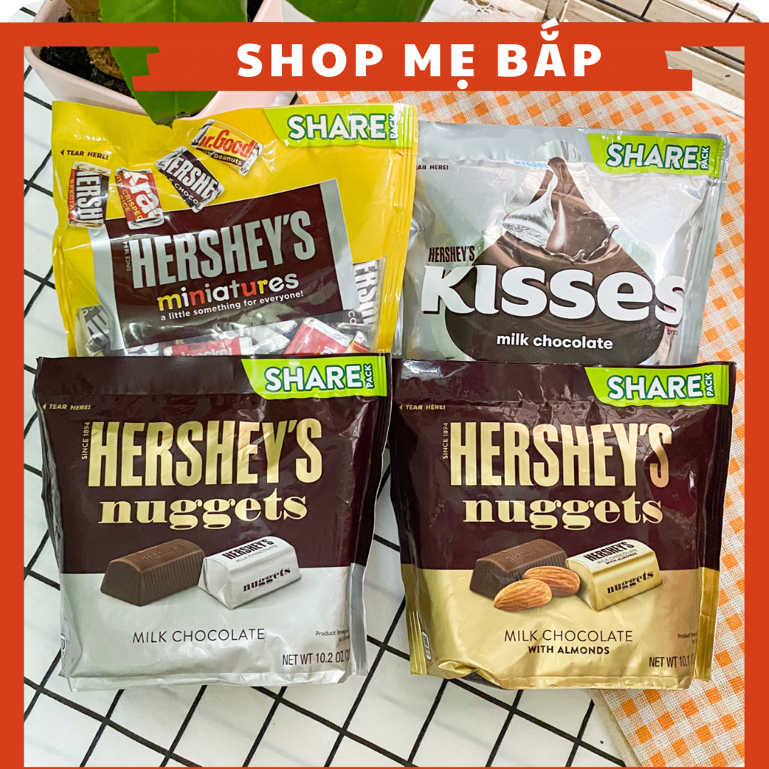 Kẹo socola hershey mỹ đủ vị - chocolate shop mẹ bắp