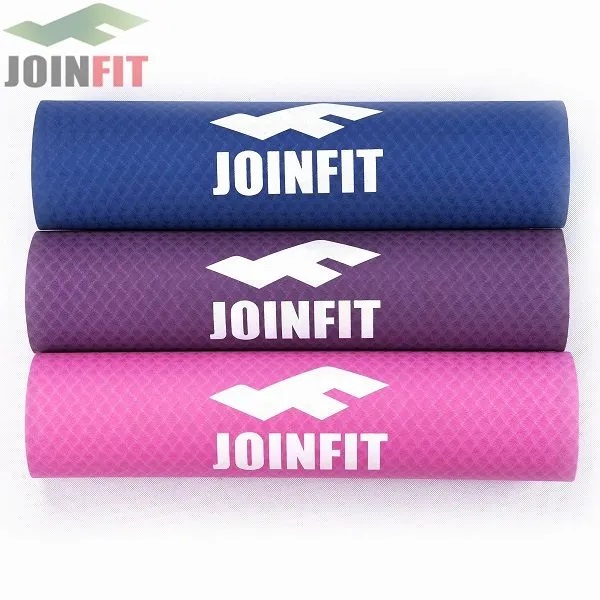 Thảm tập yoga Joinfit cao cấp 8mm 2 lớp cao su non TPE chống trơn trượt
