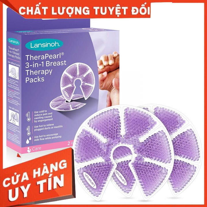 Túi chườm ngực nóng lạnh lansinoh momma giảm đau ti & thông tắc tia sữa