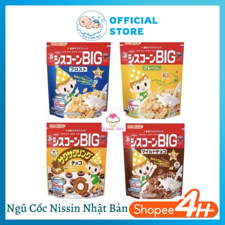 Ngũ Cốc Dinh Dưỡng Nissin Nhật Bản Cho Bé Ăn Sáng