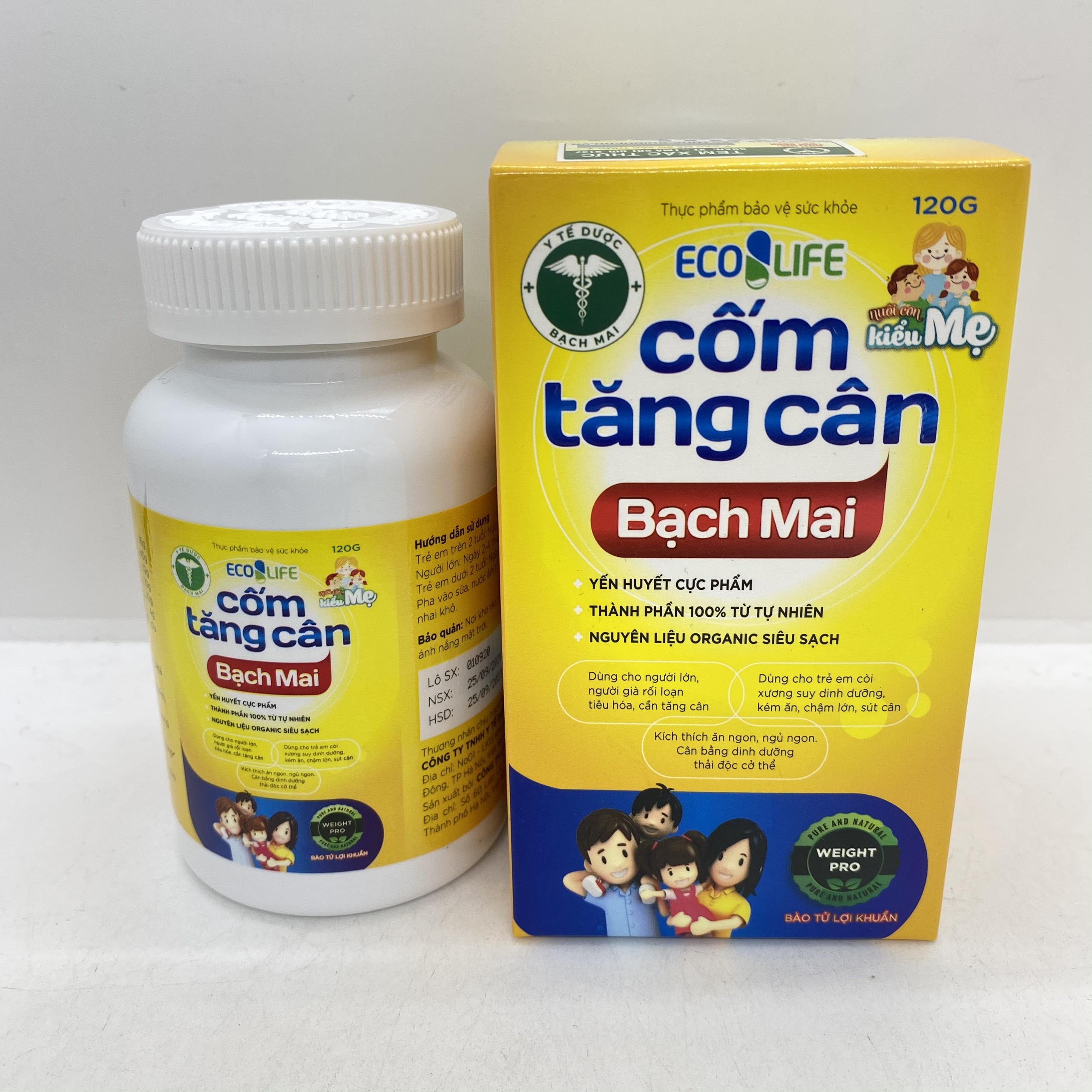 Cốm tăng cân Bạch Mai - Giúp tăng cường sức đề kháng
