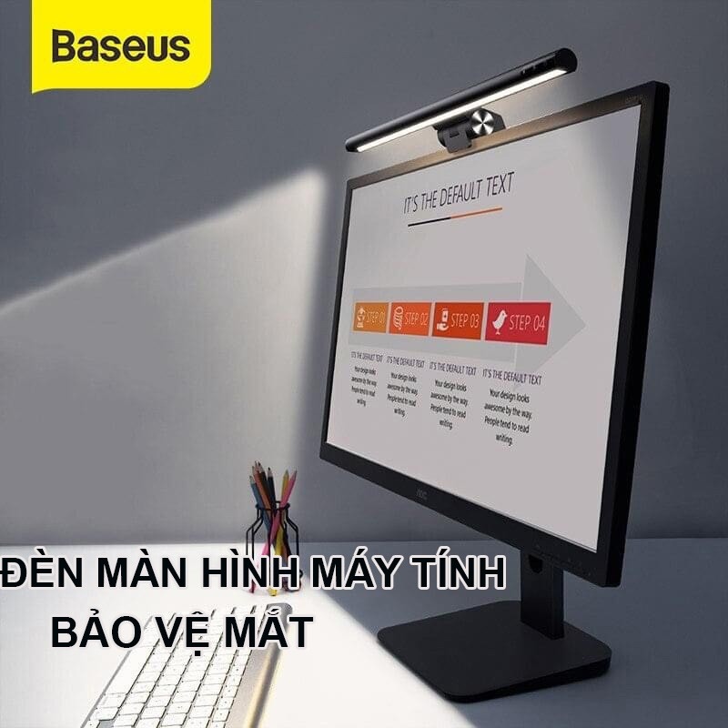 Có hàng (Có Bản Pro ) Đèn Treo Màn Hình Máy Tính Laptop Bảo Vệ Mắt Baseus i-Work Series (3 Light Mode Anti Bluelight)