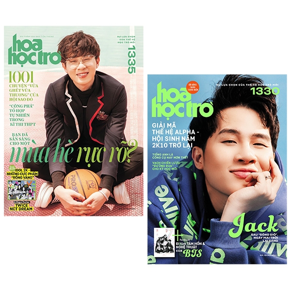 Fahasa - hoa học trò số 1330 + 1335 - tặng kèm 2 fanbook + 2 megaposter